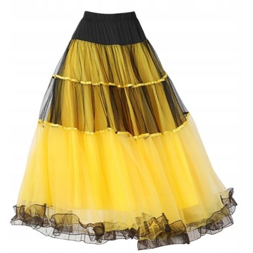 Элегантная юбка для латинских танцев, женские большие качели, испанские юбки, красные 2