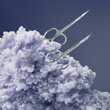 STALEKS UNIQ SQ-30/4 Профессиональные косметические ножницы для кутикулы ногтей