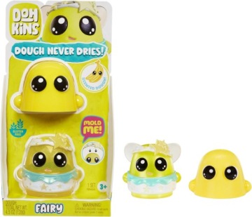 Dohkins Одинарний Pack Персонажі Fairy в Tray Маса для ліплення Жовтий 122913