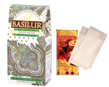 Herbata oolong Basilur White Moon stożek 100g liść