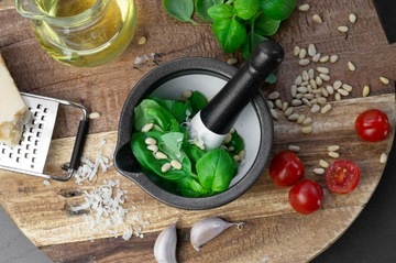 Ступка и пестик, фарфор, диаметр 11,5 см