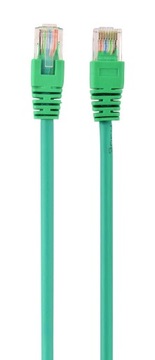 Kabel sieciowy LAN RJ-45 UTP kat.5e zielony 0,25m
