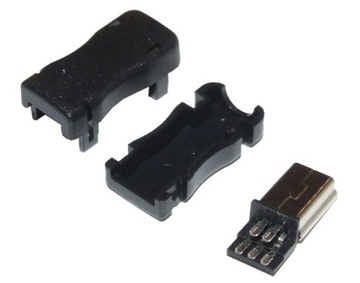 Wtyk mini USB typ 5p (osłona)