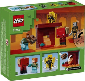 LEGO MINECRAFT 21266 Bitwa na moście Netheru + TORBA LEGO