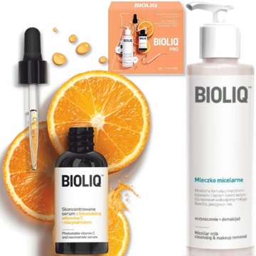 Zestaw BIOLIQ Pro Serum z Wit.C+Mleczko micelarne