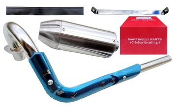 TŁUMIK WYDECH CROSS 4T 110 125 140 PIT BIKE MRF