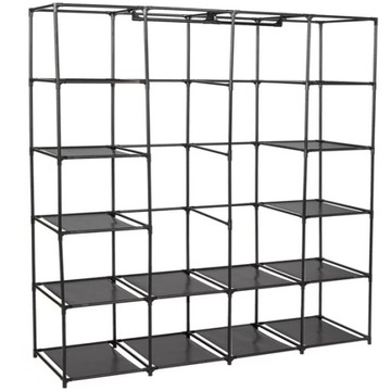 ТЕКСТИЛЬНЫЙ ШКАФ МАТЕРИАЛ ОДЕЖДА СКЛАДНОЙ ОРГАНАЙЗЕР ДЛЯ ШКАДА 2X ВЕШАЛКИ