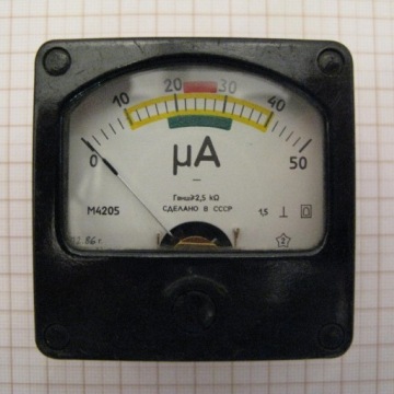 Микроамперметр M4205 0-50 мкА