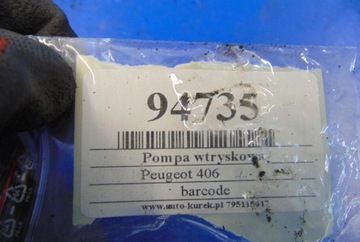 PEUGEOT 406 1.9HDI ČERPADLO VSTŘIKOVAČE OVĚŘENÁ 0445010046