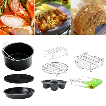 Набор из 8 деталей для фритюрницы 3,7 кварты, 8 кварты и 8 дюймов.