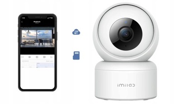 ВРАЩАЮЩАЯСЯ радионяня IMILAB CAMERA C20 PRO + карта памяти 64 ГБ
