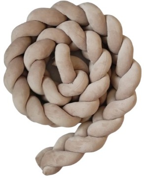 WARKOCZ, OCHRANIACZ 300 CM, WELUR, JASNY BEŻOWY