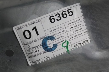 MECHANIZMUS SKEL LEVÝ ZADNÍ VOLKSWAGEN GOLF VI