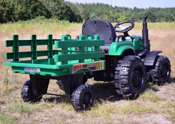 Traktor Agriculture z Przyczepą 2x200, 24V, Szybki - Model JC000B