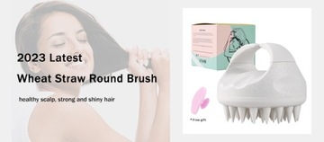 Щетка для кожи головы Силиконовый скребок для волос Щетка для душа Щетка для головы от перхоти Удалить полностью