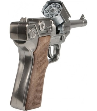 МЕТАЛЛИЧЕСКИЙ ИГРУШЕЧНЫЙ ПИСТОЛЕТ С РЕАЛИСТИЧНОЙ КРЫШКОЙ