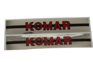 NAKLEJKA NAKLEJKI NA BAK ZBIORNIK KOMAR 2 szt kmp
