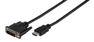 Kabel Przewód DVI <-> HDMI 5m OFC Jakość Sklep Vivanco Warszawa C.H.LAND