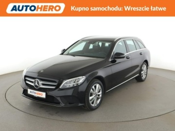 Mercedes Klasa C W205 Kombi Facelifting 1.6 180 156KM 2019 Mercedes C 180 Automat Avantgarde LIFT Navi