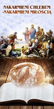 BANER NA BOŻE CIAŁO 200X400cm ozdoba ołtarz (B93)