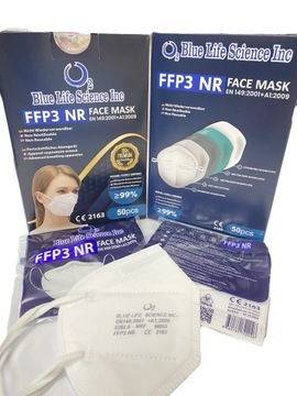 50x MASECZKA FFP3 MASKA OCHRONNA FILTR 99% TRN
