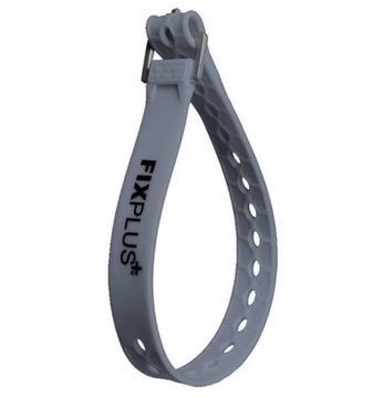 FixPlus 46cm pasek mocujący elastyczny wytrz 90kg SZARY