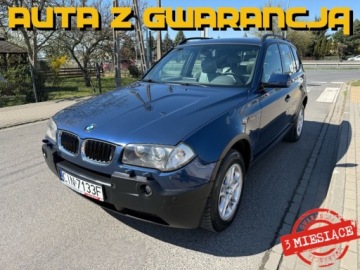 BMW X3 E83 2004 BMW X3 AUTOMAT XENONY JASNE SKORY KLIMATYZACJA PARKTRONIC PANORAMADACH 3.0