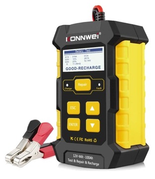 KONNWEI KW510 ТЕСТЕР АККУМУЛЯТОРНЫХ АККУМУЛЯТОРОВ 12 В ВЫПРЯМИТЕЛЬ 5 А