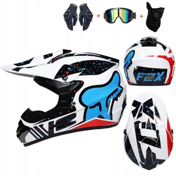 KASK MOTOCYKLOWY OFF-ROAD ENDURO MOTOCROSS