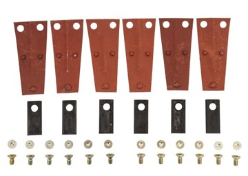 ZESTAW NAPRAWCZY KOSIARKI ROTACYJNEJ 1,65M 1,85M TRZYMAKI NOŻE + ŚRUBY KPL