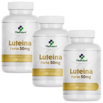 Luteina Forte 50mg na zmęczone oczy 360 tabletek