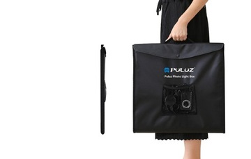 PULUZ БЕЗТЕННАЯ ФОТОТЕНТА 40 СМ LED 5500K 2X1200LM + ЧЕХОЛ