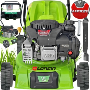 Kosiarka METALOWA obudowa LONCIN spalinowa do trawy NAPĘDEM 41CM 2.9KM 40l