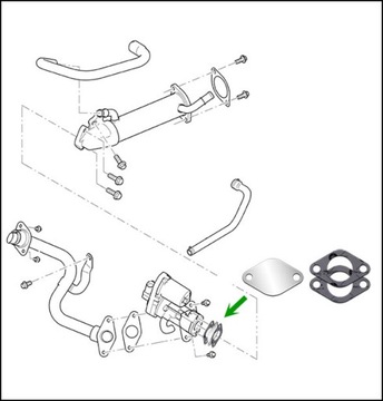 Заглушка EGR CITROEN Jumper 2.2 HDi 4HV 4HU