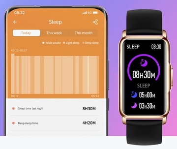 ЭЛЕГАНТНЫЕ ЖЕНСКИЕ СМАРТ-ЧАСЫ SMARTBAND PL