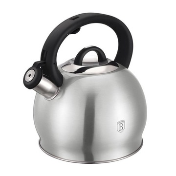 CZAJNIK 3L BERLINGER HAUS Z GWIZDKIEM ROYAL SILVER