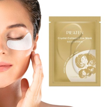 PILATEN COLLAGEN EYE FLAKES ГИДРОГЕЛЕВАЯ КРИСТАЛЛИЧЕСКАЯ МАСКА 10 ШТ.