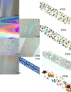 srebrna FOLIA TRANSFEROWA do odcisku 1,5 m folie