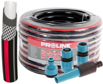 PROLINE 4-СЛОЙНЫЙ САДОВОЙ ШЛАНГ PREMIUM 3/4'''' 30 м 30 бар с фитингами, Польша