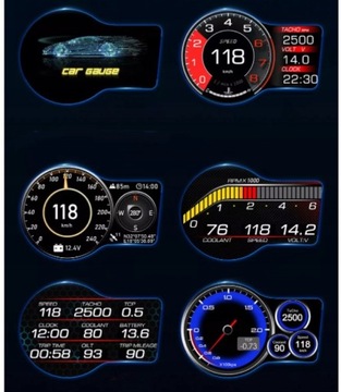 OBD2 GPS-дисплей на лобовом стекле АВТОМОБИЛЬНЫЙ ДИСПЛЕЙ