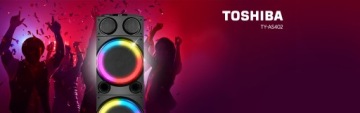 ПОРТАТИВНЫЙ СВЕТОДИОДНЫЙ ДИНАМИК TOSHIBA BLUETOOTH КАРАОКЕ