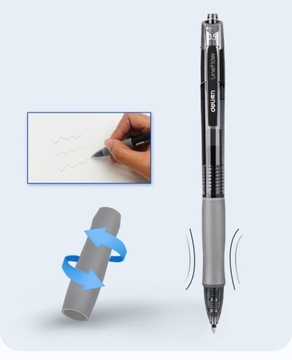 Пресс гелевая ручка Deli S08