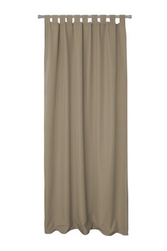 Zasłona ogrodowa wodoodporna 155x200 cm CIEMNY BEŻ zasłony na taras