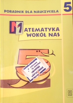 Matematyka wokół nas 5 poradnik książka nauczyciela WSiP sprawdziany testy