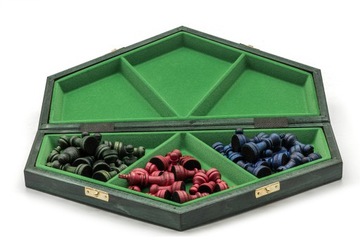 Шахматы для трех игроков, малые трехцветные/шахматы на троих Журек Шахматы