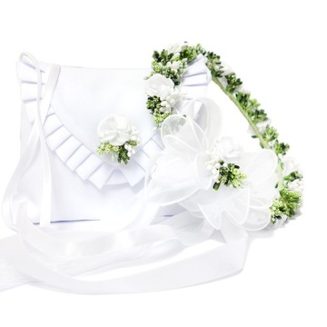 ПРИЧАЛЬНЫЙ НАБОР для девочки, СУМКА+ВЕНОК