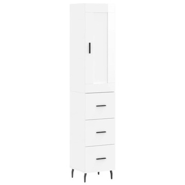 VidaXL biały 34 x 34,5 x 180 cm