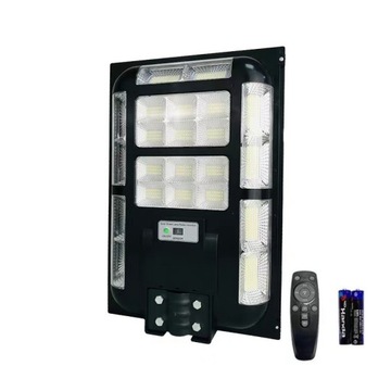 LAMPA SOLARNA ULICZNA LED 2200W OGRODOWA MOCNA ZESTAW PILOT BATERIE