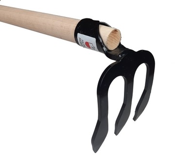 Motyka 3-zębna widły do ziemniaków z trzonkiem