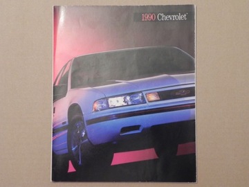 Prospekt - CHEVROLET - GAMA MODELI - USA - 1990 r